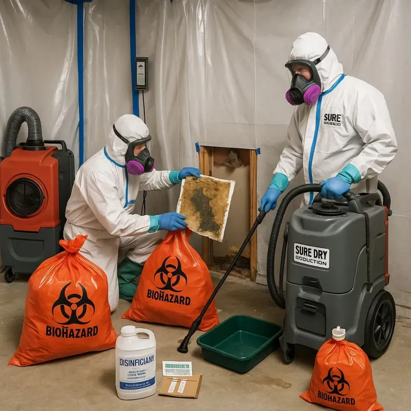 Contaminated Water Handling Protocols process in Mohall, ND